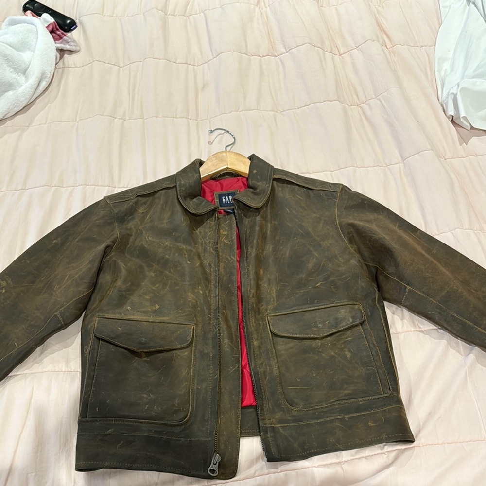 GAP Brown Leather Jacket